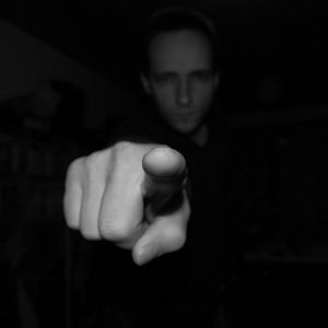 Index Finger Pointing You Hand Me Accusation