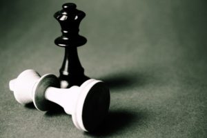Black Queen Chess Piece