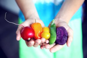 Tilt Shift Lens Photography of Five Assorted Vegetables